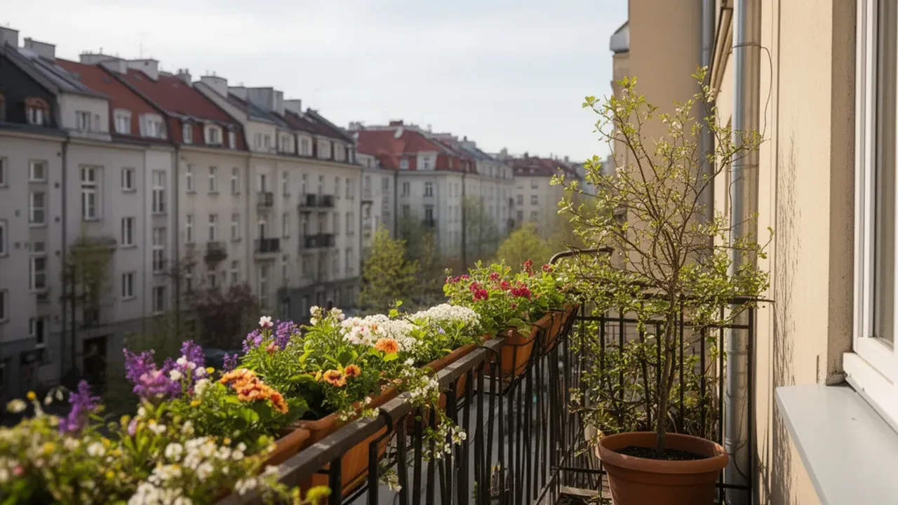 Jak przygotować łódzki balkon na wiosnę? Porady ogrodnika z Politechniki Łódzkiej