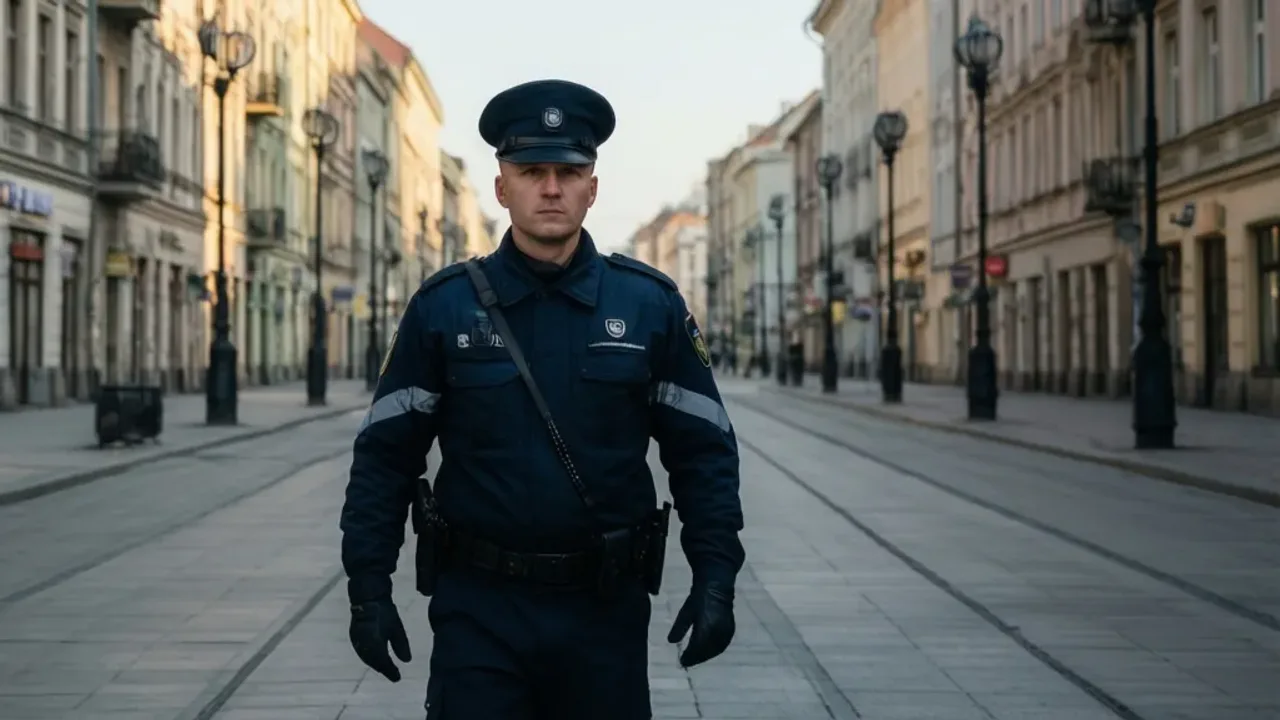 Portret łódzkiego strażnika miejskiego, który od 30 lat patroluje Piotrkowską